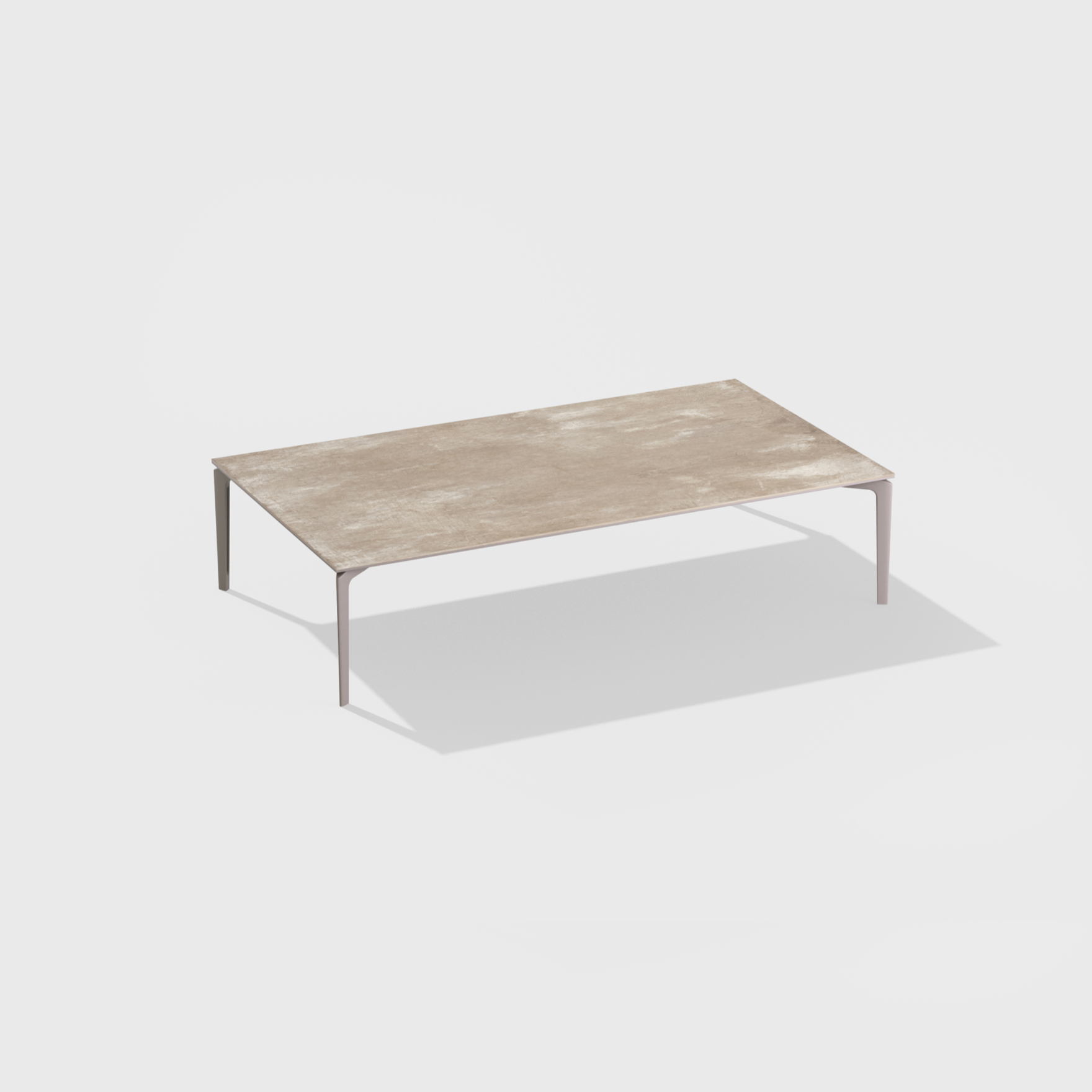 AllSize | Low rectangular table with top in porcelain stoneware 160 x 90 x h 38 cm AllSize | Low rectangular table with top in porcelain stoneware 160 x 90 x h 38 cm