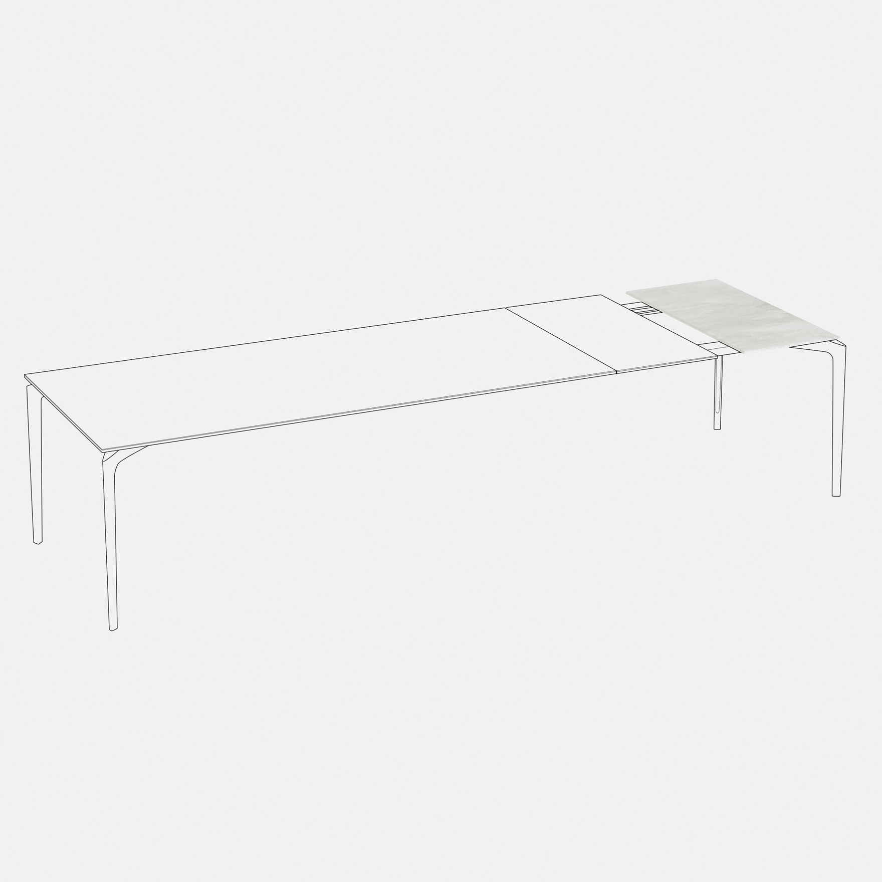 AllSize | Additional extension in porcelain stoneware. Exclusive use for stoneware tops AllSize | Additional extension in porcelain stoneware. Exclusive use for stoneware tops