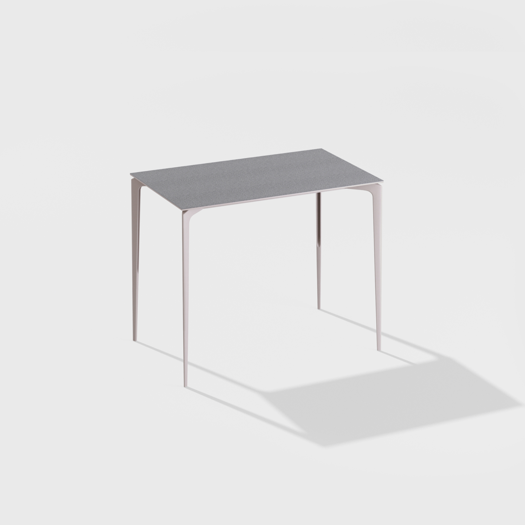 AllSize | Rectangular bar table with top in speckled aluminium 130 x 80 x h 110 cm AllSize | Rectangular bar table with top in speckled aluminium 130 x 80 x h 110 cm