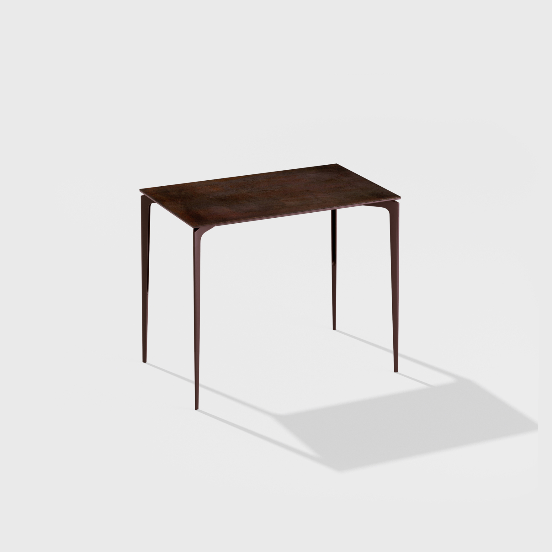 AllSize | Rectangular bar table with top in porcelain stoneware 130 x 80 x h 110 cm AllSize | Rectangular bar table with top in porcelain stoneware 130 x 80 x h 110 cm