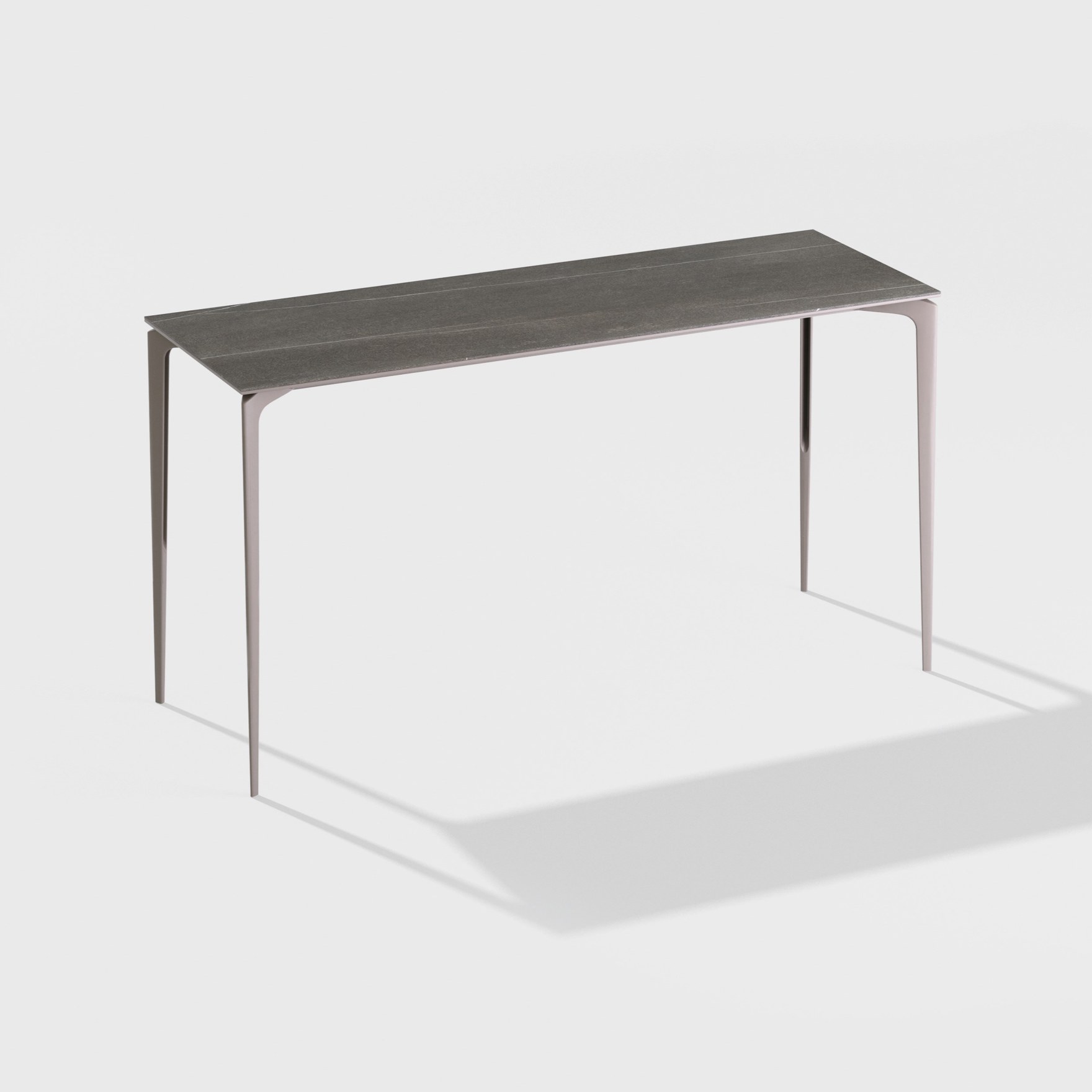 AllSize | Rectangular bar table with top in porcelain stoneware 200 x 70 x h 110 cm AllSize | Rectangular bar table with top in porcelain stoneware 200 x 70 x h 110 cm