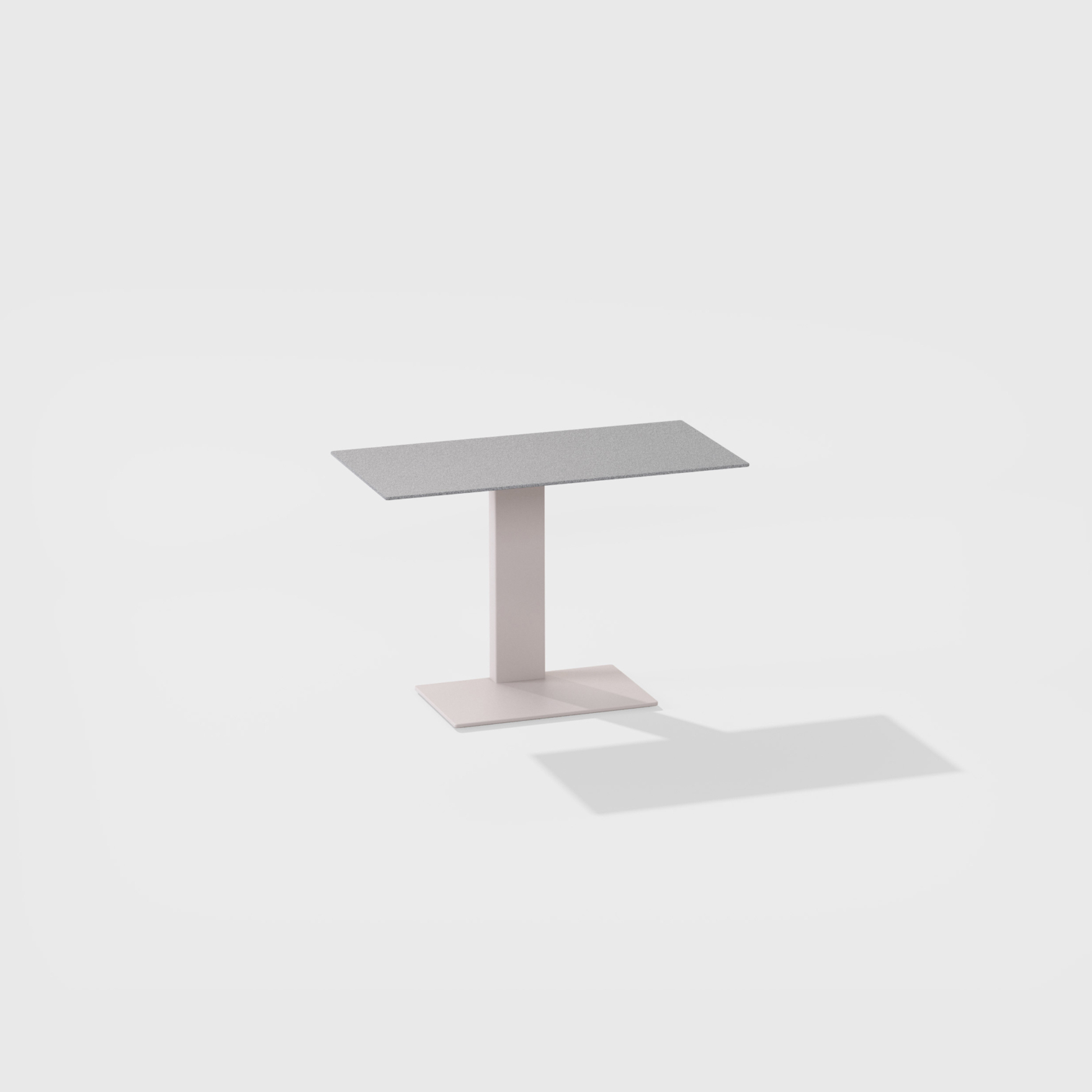 Solaris | Tavolino con piano in alluminio puntinato 70 x 35 x h 47 cm