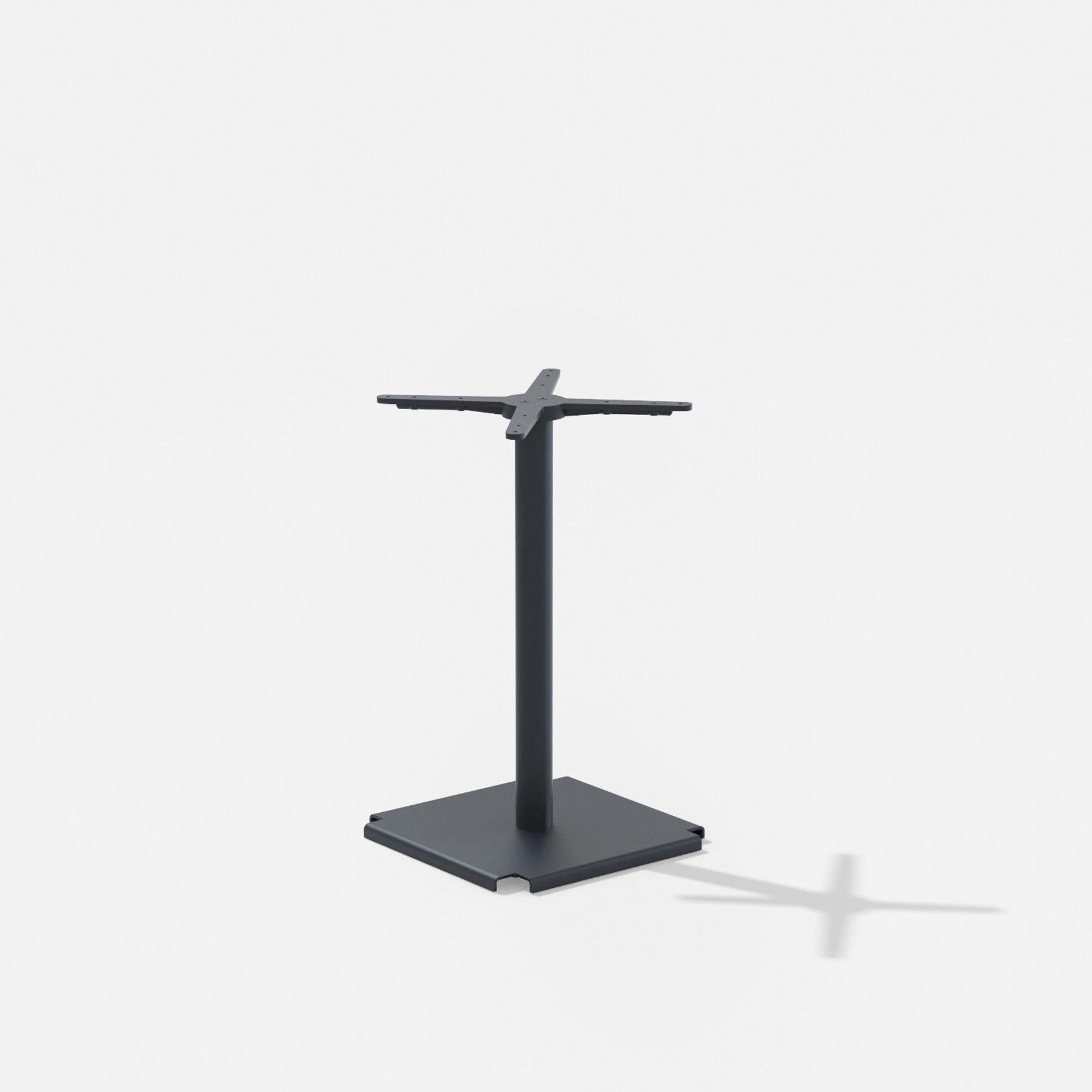 Piani e basi tavolo - Omnia Selection | Cross: base a colonna centrale per piani tavolo max cm. 60 x 60 / ø 60 cm