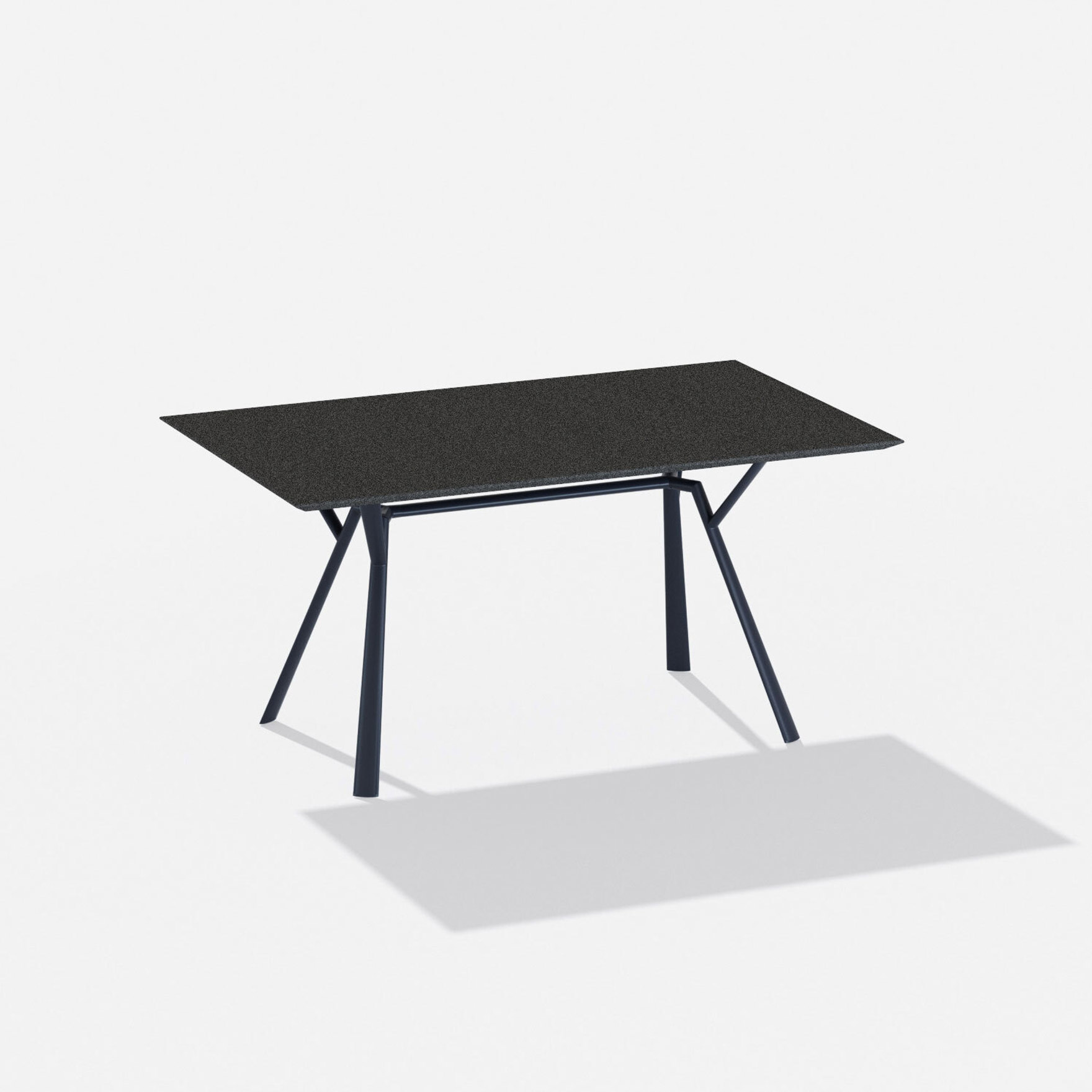 Radice Quadra | Tavolo rettangolare con piano in alluminio puntinato 150/200/290 x 90 x h 74 cm Radice Quadra | Tavolo rettangolare con piano in alluminio puntinato 150/200/290 x 90 x h 74 cm