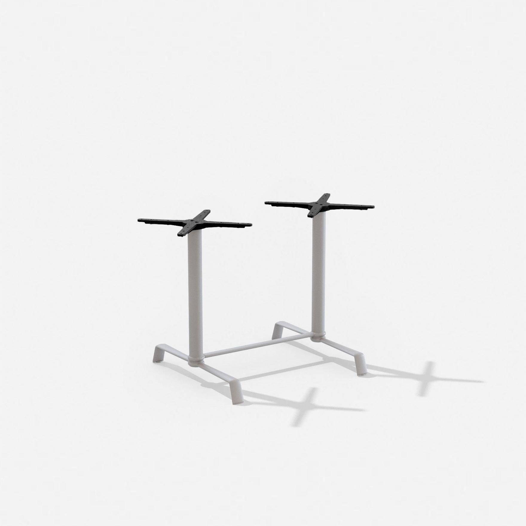 Piani e basi tavolo - Omnia Selection | Elica: base a due colonne per piani tavolo cm 120 x 80