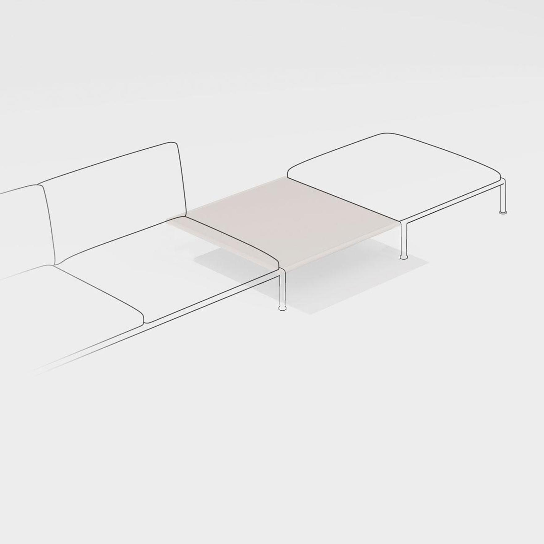 Roè | Low square center table without legs Roè | Low square center table without legs