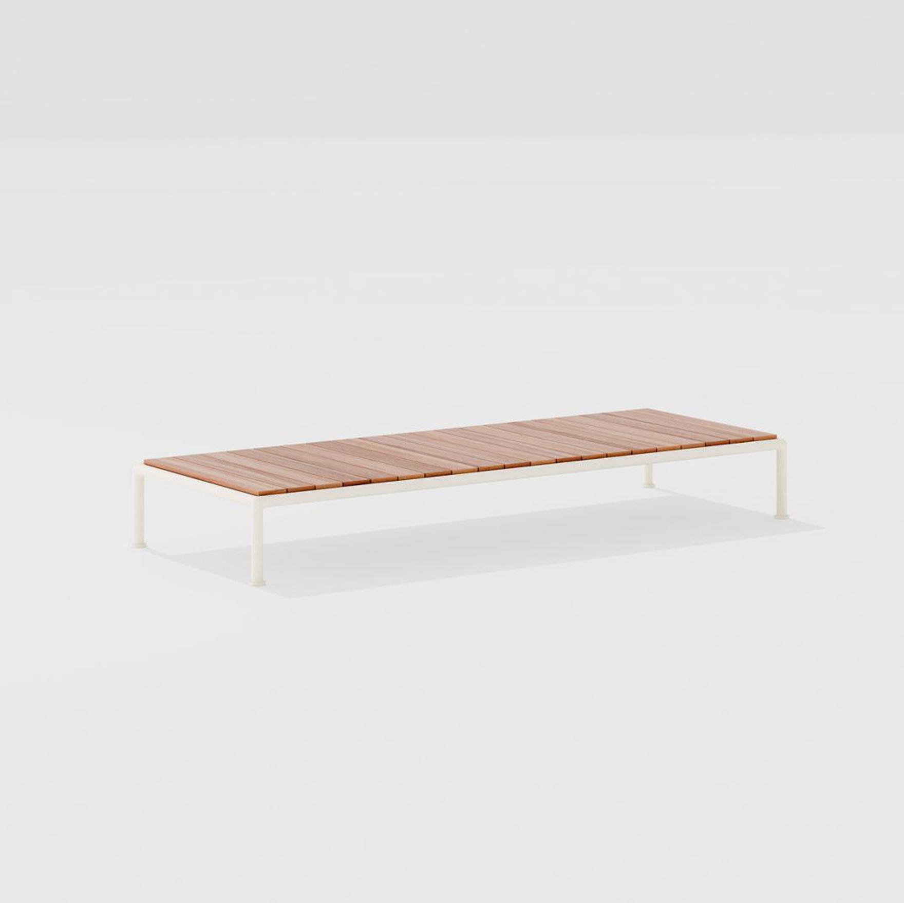 Roè | Low rectangular table with top in Teak Roè | Low rectangular table with top in Teak