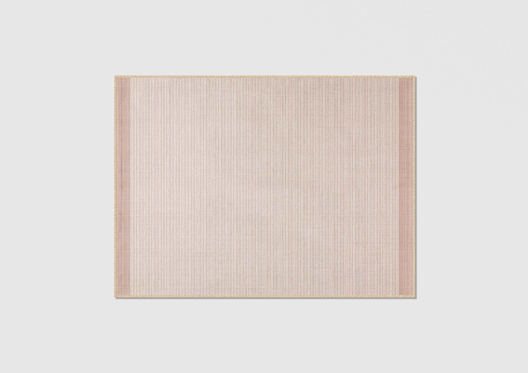 Oceano | Rectangular outdoor rug in melange stripes