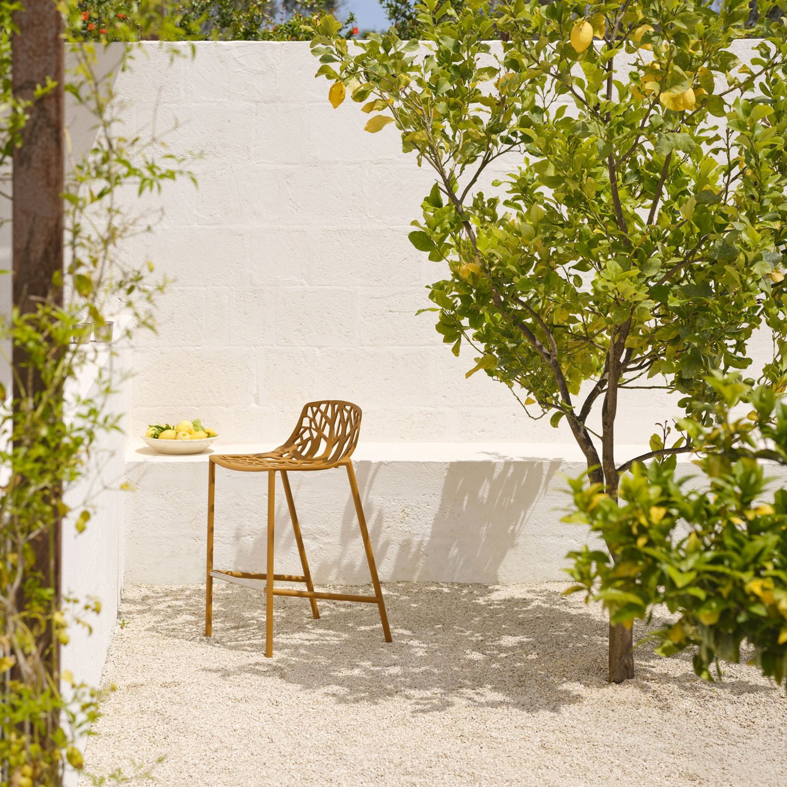 Forest stool 48 x 52 x h 65/84 cm