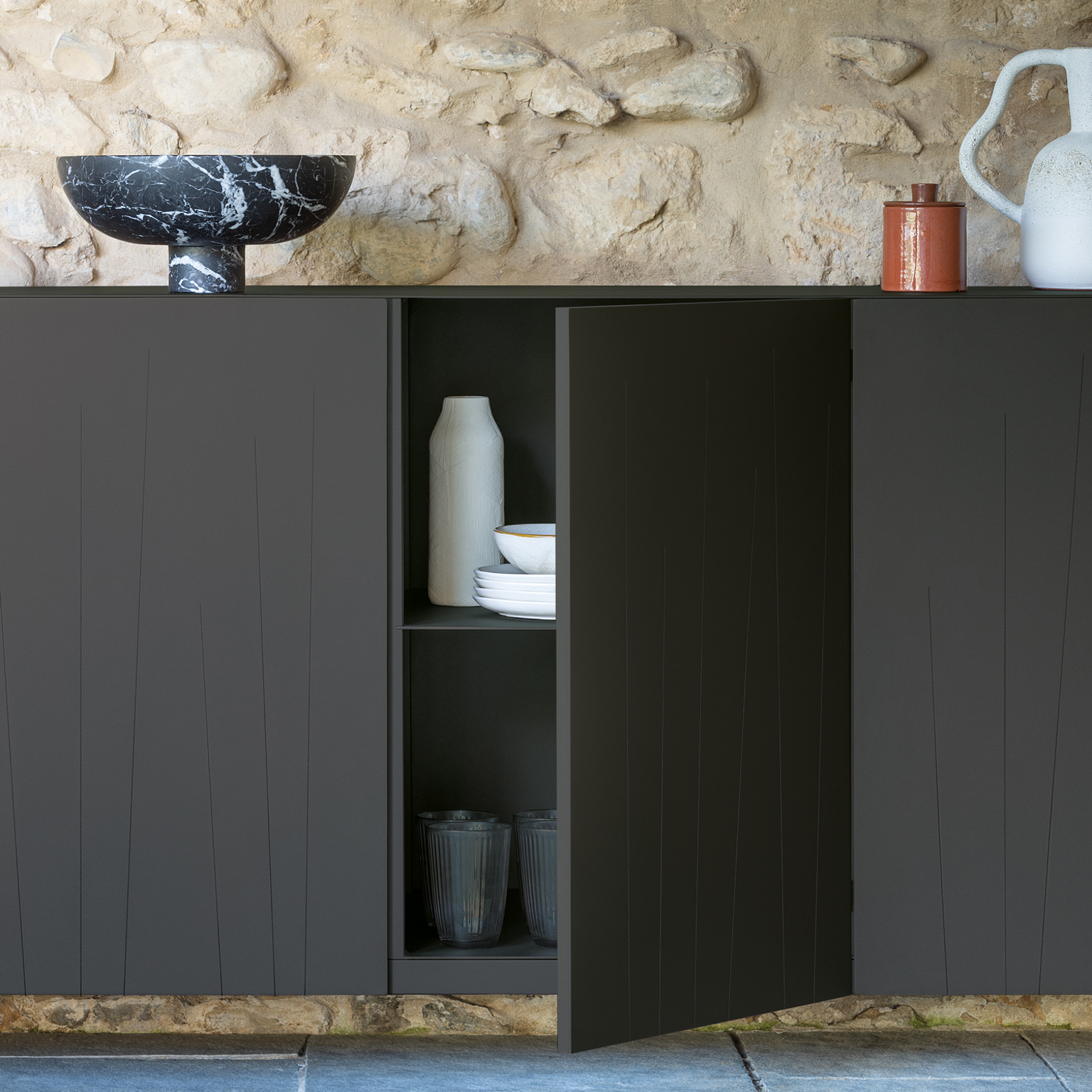 Ninfea sideboard 180 x 51 x h 80 cm