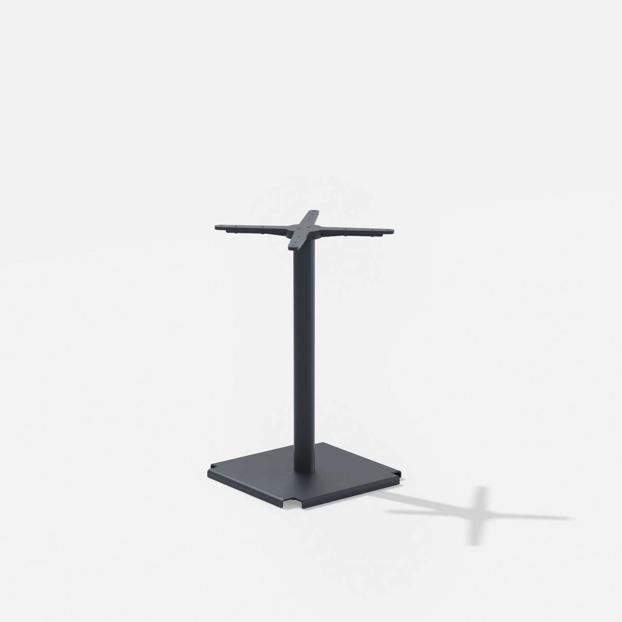 Cross: central column base for table tops max cm 80 x 80