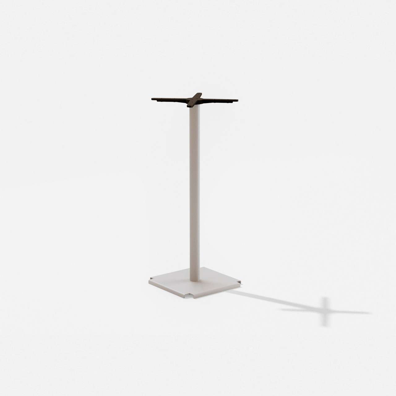 Cross: central column base for table tops max cm 60 x 60
