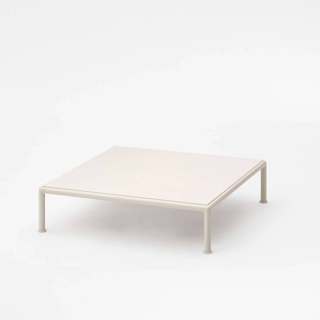 Low square table 81 x 81 x h 20/30 cm