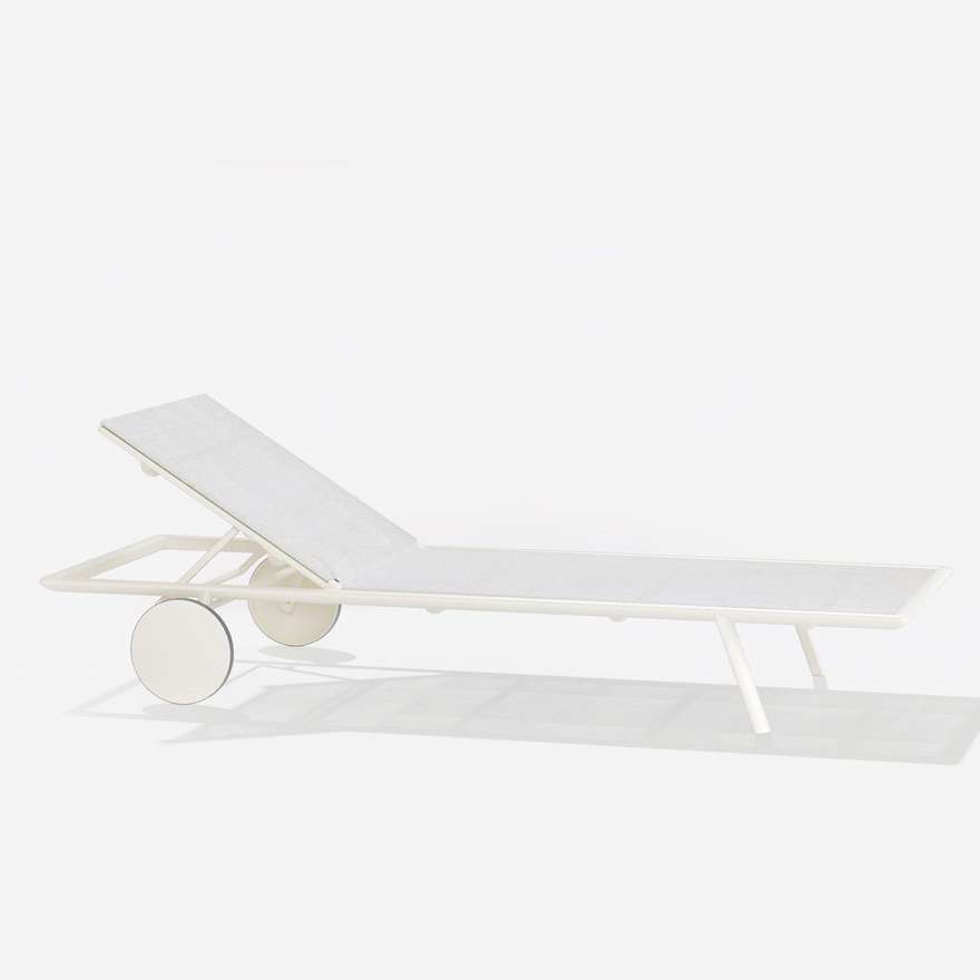 Zebra | Sunlounger with castors