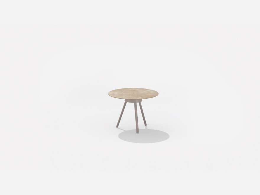 Zebra | Coffee table  con piano in gres porcellanato