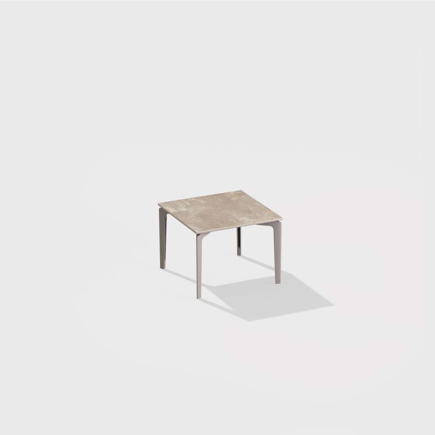 AllSize | Tavolo basso quadrato con piano in gres porcellanato