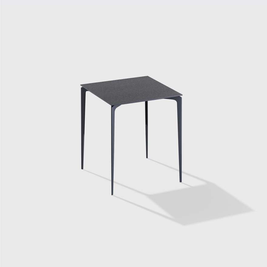 AllSize | Tavolo alto quadrato con piano in gres porcellanato