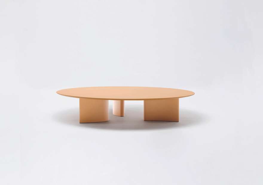 Naca | Low round table  ø 80 / ø 138 x h 20 cm