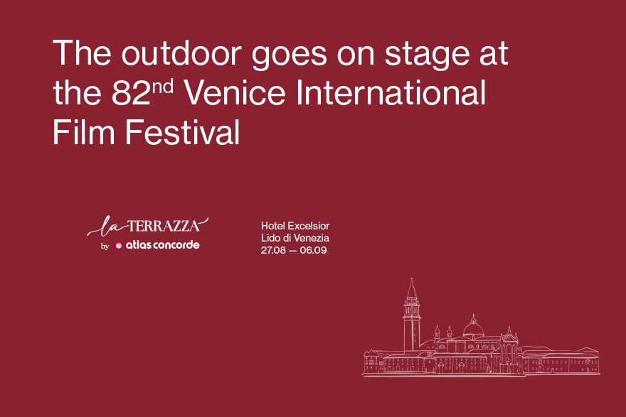 The outdoor goes on stage at the 82nd Venice International Film Festival