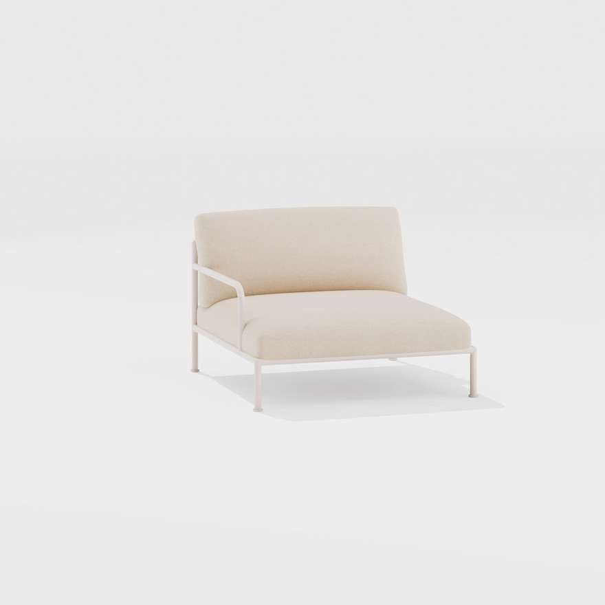 Roè | Armchair with right armrest