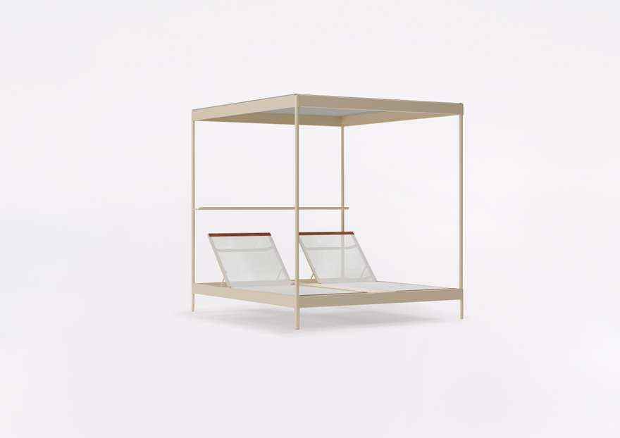 Solaris | Double sunlounger with cover